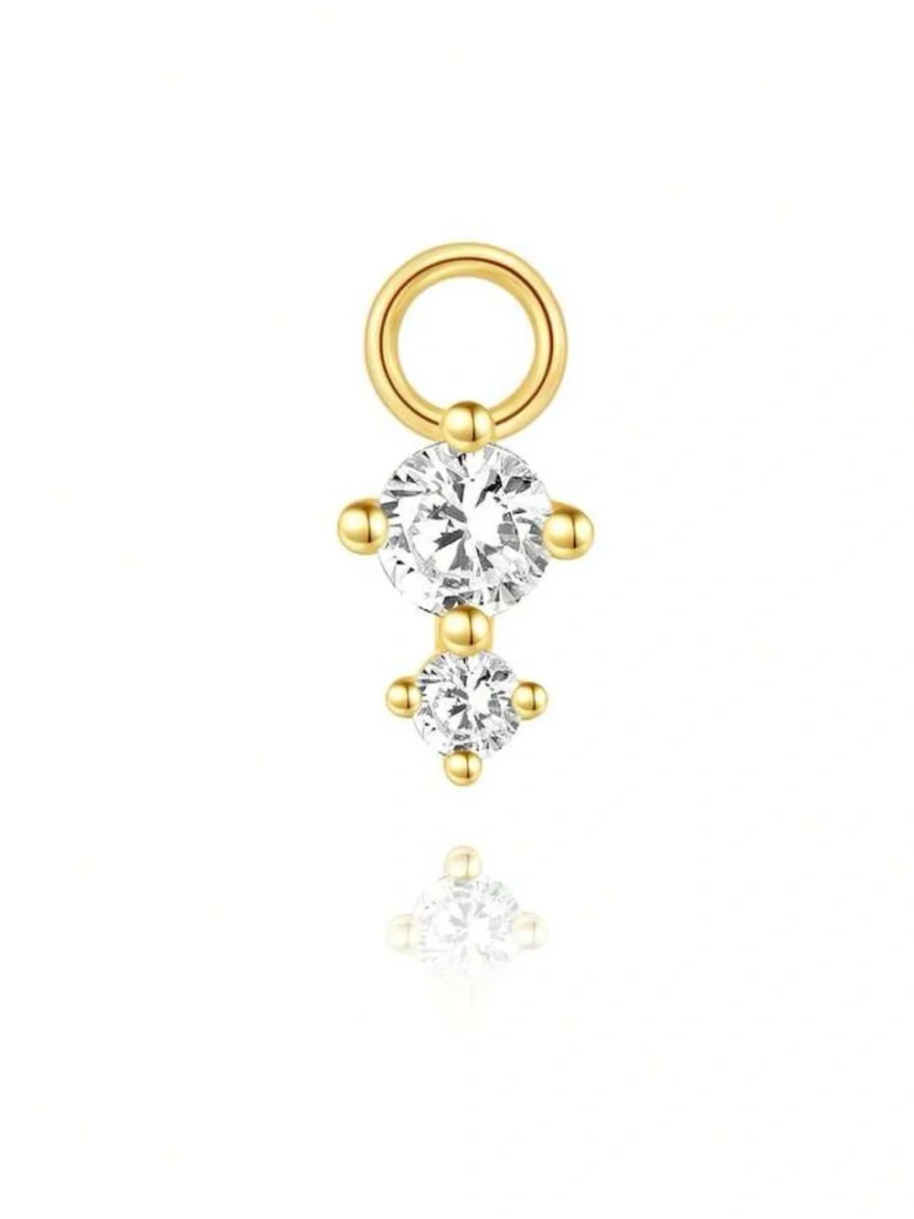 Double Stone Drop Pendants - Women Jewelry